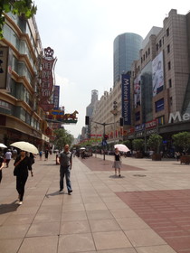 上海観光＠南京路歩行街をHX9Vで撮影
