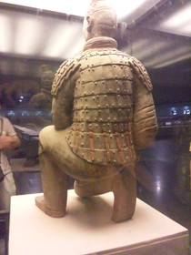 中国旅行記＠西安の秦始皇兵馬俑博物館の三号抗から出土した兵馬俑