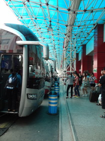 成都、黄龍渓(黄龙溪)観光旅行編＠新南門バスターミナル（新南門汽車站）から発着するバス
