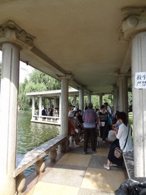 中国旅行記、昆明観光編＠翠湖の休憩所