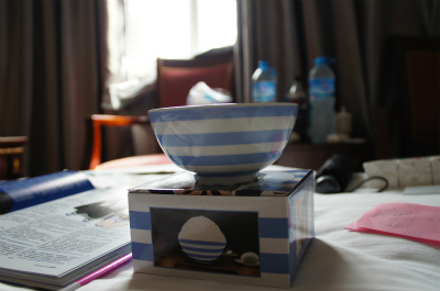 上海観光旅行記＠けいおんの雑誌付録の茶碗