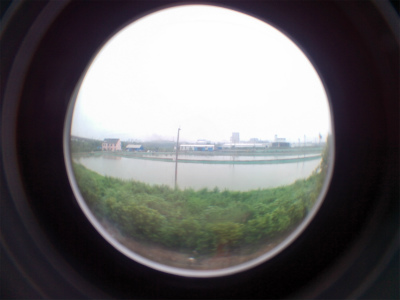 とまとじゅーす的中国旅行記＠杭州観光、上海南駅から列車で杭州へ乗り鉄。車窓風景