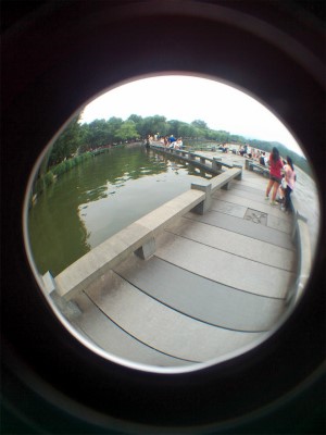 中国旅行記＠杭州観光。西湖湖畔の石橋、双投橋