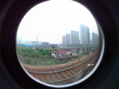 とまとじゅーす的中国旅行記＠上海から蘇州へ快速列車で乗り鉄、観光。車窓風景
