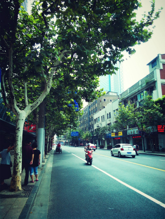 上海観光＠四川北路付近を散歩