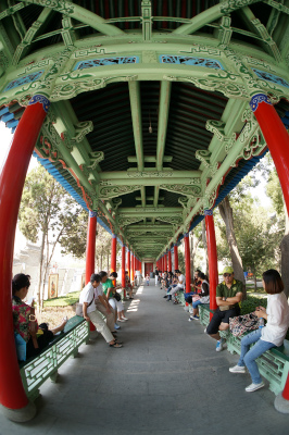 中国旅行記＠蘭州観光、白塔山公園を散歩
