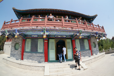 中国旅行記＠蘭州観光、白塔山公園のお土産屋