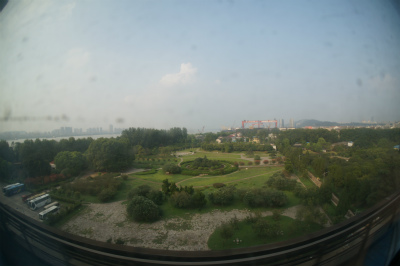 中国旅行記＠蘭州～上海列車の旅。列車が南京長江大橋を超えた。長江は広い！