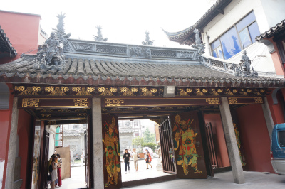 中国旅行記＠上海の観光名所、豫園傍にある上海城隍廟