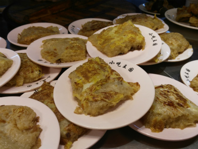 上海観光＠豫園の上海老城隍廟小吃広場でがっつり美食？炭水化物と肉を食す編、三鮮豆皮